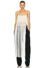Alexander Wang Fringe Tank Top in Ivory, view 1, click to view large image.