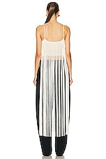 Alexander Wang Fringe Tank Top in Ivory, view 3, click to view large image.