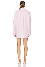 Alexander Wang Long Sleeve Shirt in Light Pink, view 3, click to view large image.