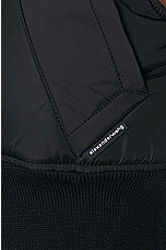 Alexander Wang Padded Shrunken Bomber Vest in Black, view 5, click to view large image.