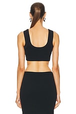 Alexander Wang Tank Bra Top in Black, view 3, click to view large image.