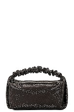 Alexander Wang Mini Scrunchie Bag in Black, view 1, click to view large image.