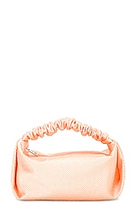 Alexander Wang Mini Scrunchie Bag in Faded Neon Orange, view 1, click to view large image.