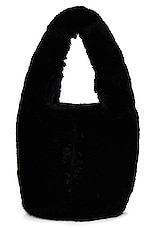 Alexander Wang Medium Slouchy Dome Hobo Bag in Black, view 3, click to view large image.