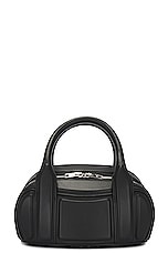 Alexander Wang Roc Small Top Handle With Shoulder Strap in Black, view 3, click to view large image.