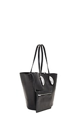 Alexander Wang Dome Large Tote in Black, view 4, click to view large image.
