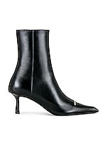 Alexander Wang Viola Zip Bootie in Black, view 1, click to view large image.