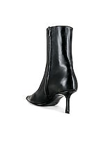 Alexander Wang Viola Zip Bootie in Black, view 3, click to view large image.