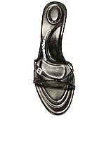 Alexander Wang Lucienne Sandal in Black, view 4, click to view large image.