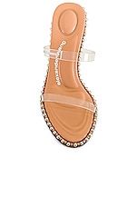 Alexander Wang Nova Slide Sandal In Peachy Nude in Peachy Nude, view 4, click to view large image.