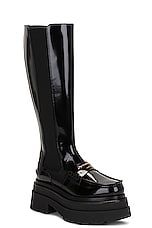 Alexander Wang Carter Platform Boot in Black, view 2, click to view large image.