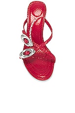 Alexander Wang Dome Strappy Slide Sandal in Bright Red, view 4, click to view large image.