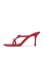 Alexander Wang Dome Strappy Slide Sandal in Bright Red, view 5, click to view large image.