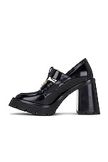 Alexander Wang Carter Platform Loafer Pump in Black, view 5, click to view large image.