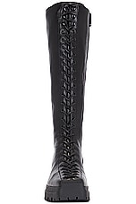 Alexander Wang Terrain Knee High Boot in Black, view 4, click to view large image.