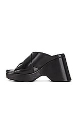 Alexander Wang Float Wedge Sandal in Black, view 5, click to view large image.