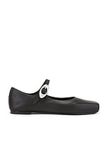 Alexander Wang Billie Mary Jane Flat in Black, view 1, click to view large image.