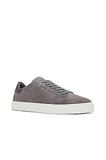 Axel Arigato Clean 90 Suede in Dark Grey, view 2, click to view large image.