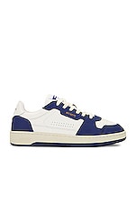 Axel Arigato Dice Lo Sneaker in White & Blue, view 1, click to view large image.