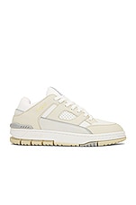 Axel Arigato Area Lo Sneaker in Cremino & White, view 1, click to view large image.