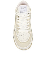 Axel Arigato Area Lo Sneaker in Cremino & White, view 4, click to view large image.