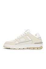 Axel Arigato Area Lo Sneaker in Cremino & White, view 5, click to view large image.