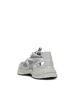 Axel Arigato Marathon Runner Sneaker in Grey & Silver, view 3, click to view large image.