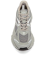Axel Arigato Marathon Runner Sneaker in Grey & Silver, view 4, click to view large image.