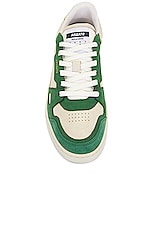 Axel Arigato Dice Lo Sneaker in White & Kale, view 4, click to view large image.