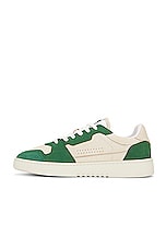 Axel Arigato Dice Lo Sneaker in White & Kale, view 5, click to view large image.