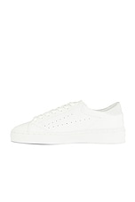 Axel Arigato Court Sneaker in White & Light Grey, view 5, click to view large image.