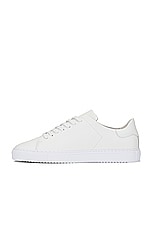 Axel Arigato Clean 90 Sneaker in Beige & White, view 5, click to view large image.