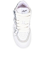 Axel Arigato Area Typo Sneaker in White, view 4, click to view large image.