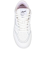 Axel Arigato Area Lo Sneaker in White, view 4, click to view large image.
