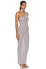 Aya Muse Caspi Dress in Fog Gray, view 2, click to view large image.