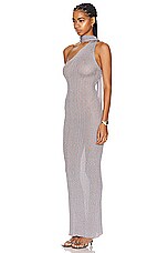 Aya Muse Caspi Dress in Fog Gray, view 3, click to view large image.