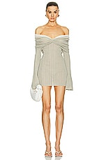 Aya Muse Tahuya Dress in Dove Gray, view 1, click to view large image.