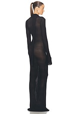 Aya Muse Nova Dress in Black, view 4, click to view large image.