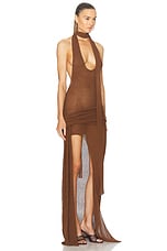 Aya Muse Danica Dress in Espresso, view 2, click to view large image.