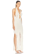 Aya Muse Ceres Dress in Off White, view 2, click to view large image.