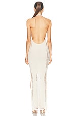 Aya Muse Ceres Dress in Off White, view 4, click to view large image.