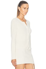 Aya Muse Eris Cardigan in Off White, view 2, click to view large image.