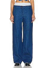 Aya Muse Cosa Pant in Denim, view 1, click to view large image.