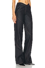 Aya Muse Hyn Pant in Denim, view 2, click to view large image.