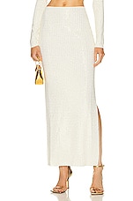 Aya Muse Spara Skirt in Off White, view 1, click to view large image.