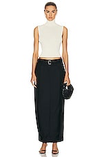 Aya Muse Fera Skirt in Black, view 4, click to view large image.