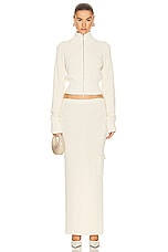 Aya Muse Zerene Skirt in Cream, view 5, click to view large image.