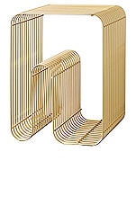 AYTM Curva Stool in Gold, view 2, click to view large image.