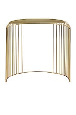 AYTM Curva Table in Gold, view 2, click to view large image.