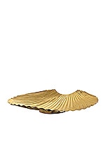 AYTM Concha Dish in Gold, view 1, click to view large image.